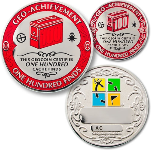 100 Finds - Geo Achievement Coin
